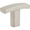 Elements 1-1/2" Overall Length Satin Nickel Square Thatcher Cabinet "T" Knob 859T-SN - alternate 1